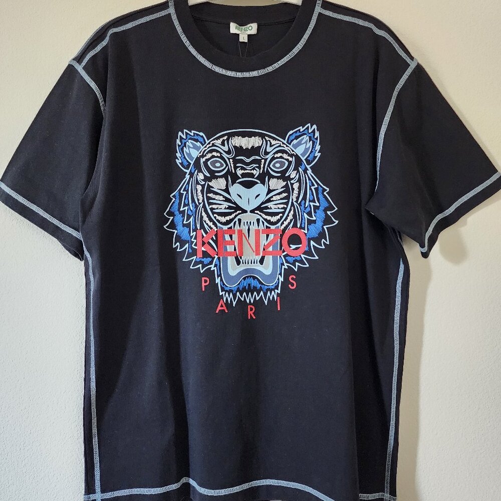 KENZO Tiger Graphic T-Shirt – Bold & Iconic! 🐯🔥#30)